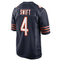 Elroe C.Bears #4 D'Andre Swift Player Navy Home Game Stitched Jerseys