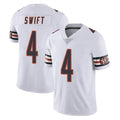 Elroe C.Bears #4 D'Andre Swift Player White Vapor Untouchable Limited Home Game Stitched Jerseys