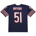 Elroe C.Bears #51 Dick Butkus Mitchell & Ness Navy Legacy Replica Stitched Puhic Jersey