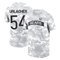 Elroe C.Bears #54 Brian Urlacher Player Arctic Camo Salute to Service Performance T-Shirt Limited Stitched Jerseys