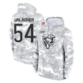 Elroe C.Bears #54 Brian Urlacher Player Arctic Camo Salute to Service Pullover Hoodies Limited Stitched Jerseys