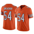 Elroe C.Bears #54 Brian Urlacher Player Orange Alternate Vapor Limited Home Game Stitched Jerseys