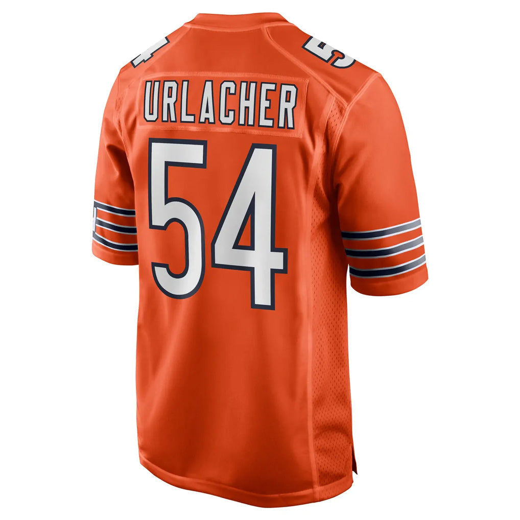 Elroe C.Bears #54 Brian Urlacher Player Orange Home Game Stitched Jerseys