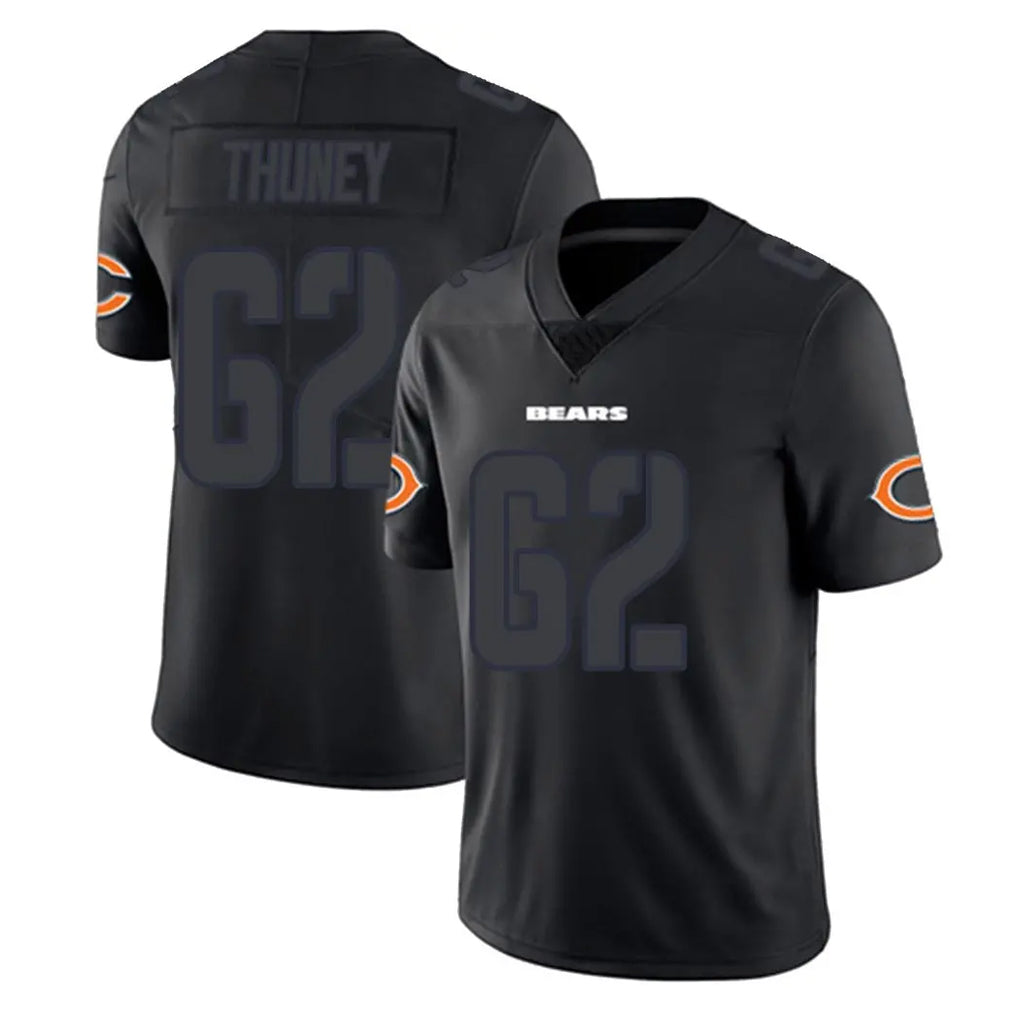Elroe C.Bears #62 Joe Thuney Player Black Impact Limited Game Stitched Jerseys