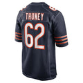 Elroe C.Bears #62 Joe Thuney Player Navy Home Game Stitched Jerseys