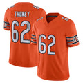 Elroe C.Bears #62 Joe Thuney Player Orange Vapor F.U.S.E. Limited Home Game Stitched Jerseys