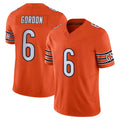 Elroe C.Bears #6 Kyler Gordon Player Orange Vapor F.U.S.E. Limited Home Game Stitched Jerseys