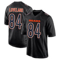 Elroe C.Bears #84 Colston Loveland Player Carbon Black Fashion Game Stitched Jerseys