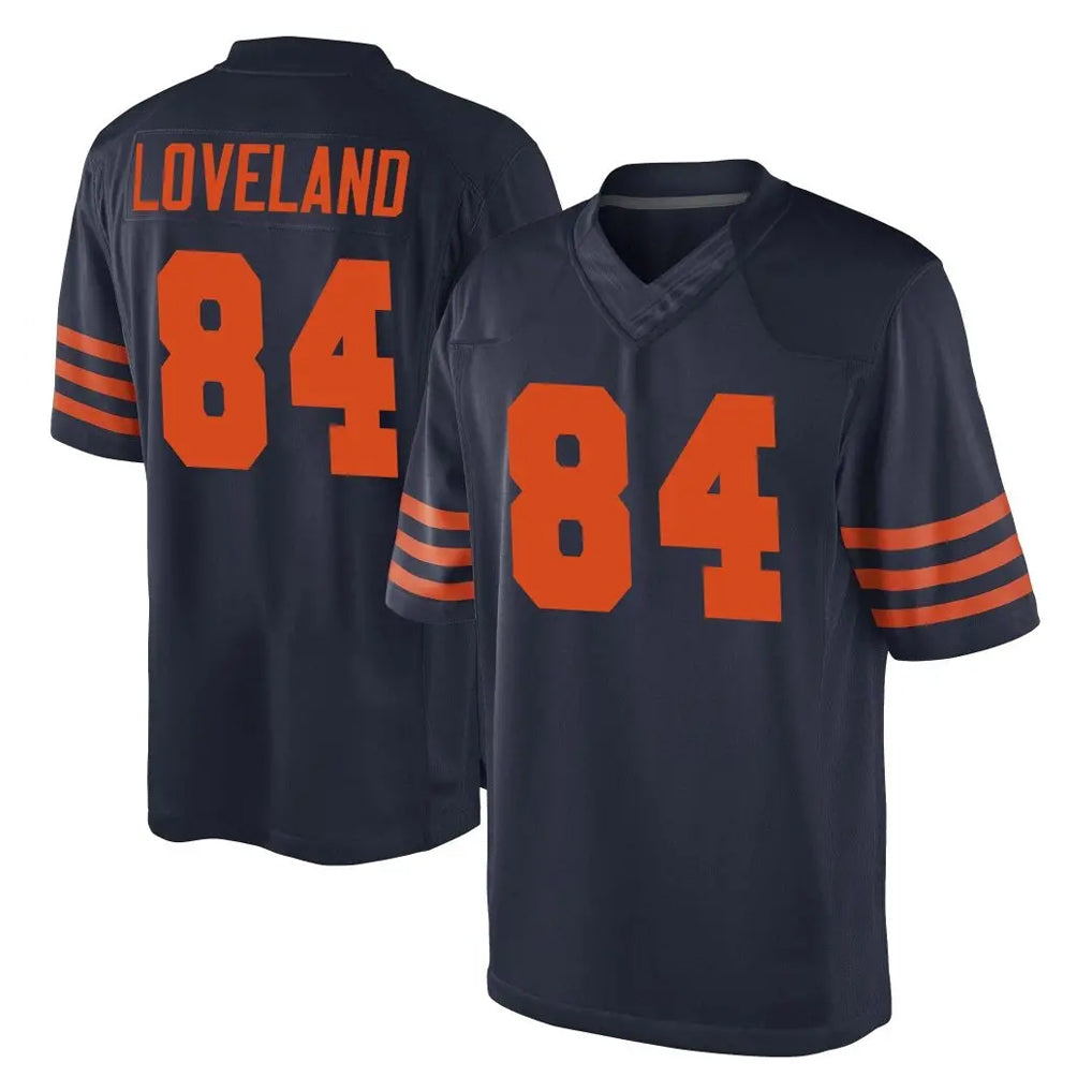 Elroe C.Bears #84 Colston Loveland Player Navy Blue Alternate Game Stitched Jerseys