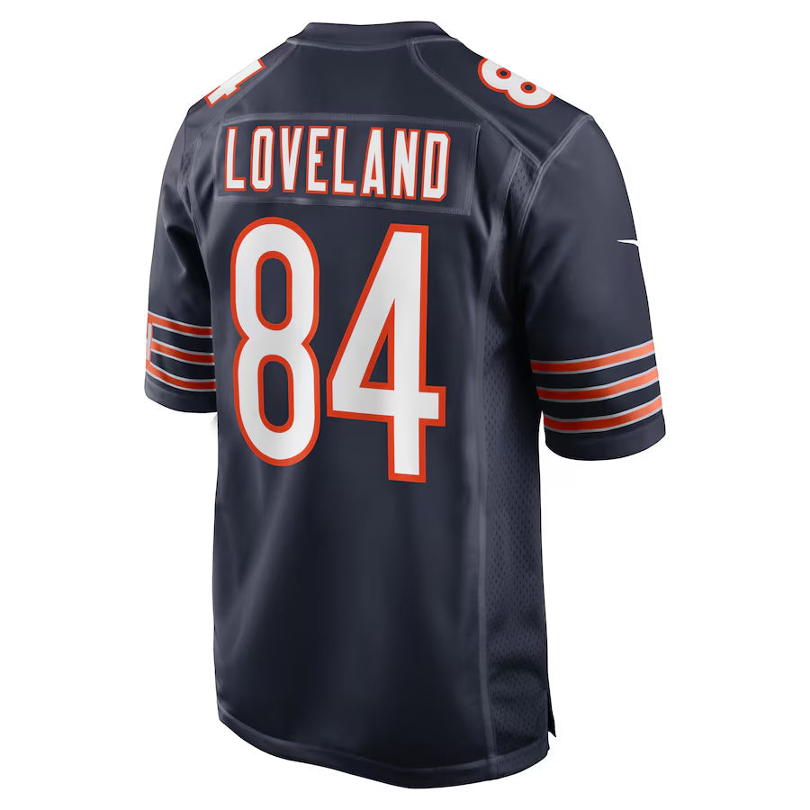 Elroe C.Bears #84 Colston Loveland Player Navy Home Game Stitched Jerseys