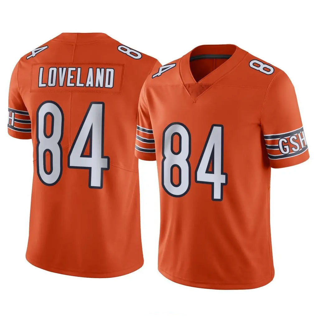 Elroe C.Bears #84 Colston Loveland Player Orange Alternate Vapor Limited Home Game Stitched Jerseys