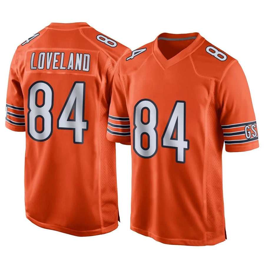 Elroe C.Bears #84 Colston Loveland Player Orange Home Game Stitched Jerseys