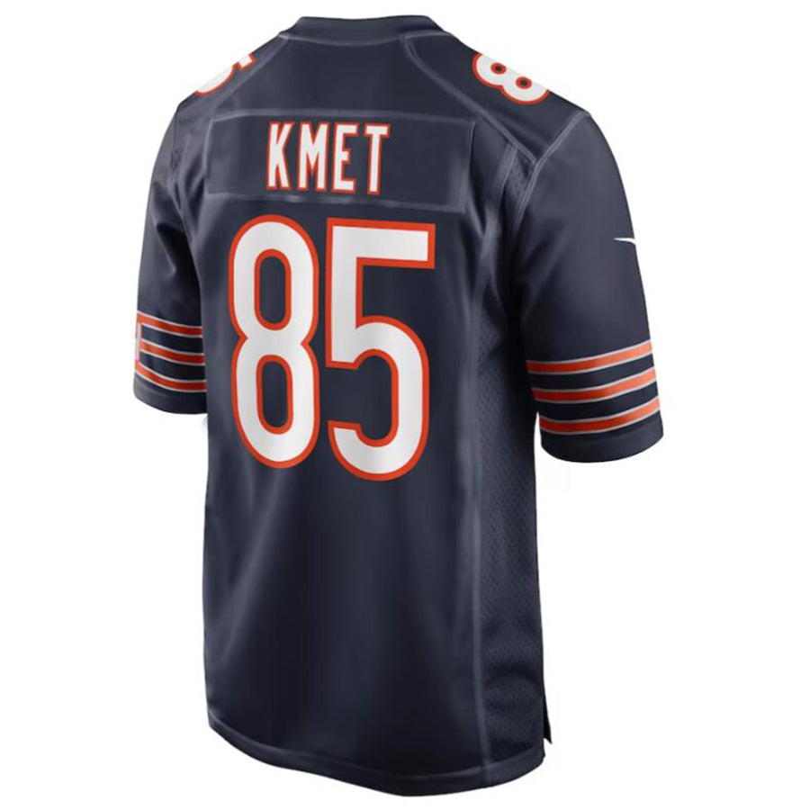 Elroe C.Bears #85 Cole Kmet Navy Player Game Jersey American Stitched Jersey