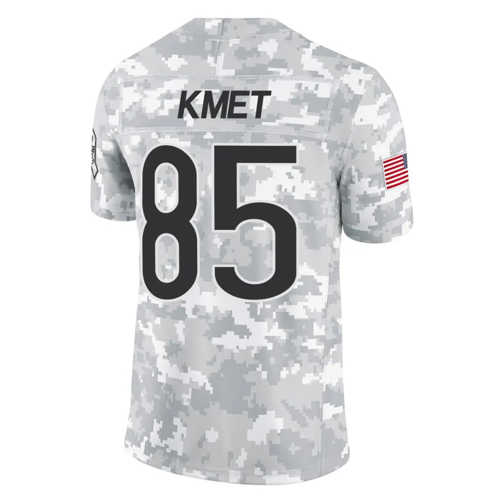 Elroe C.Bears #85 Cole Kmet Player Arctic Camo Salute to Service Limited Stitched Jerseys