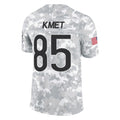 Elroe C.Bears #85 Cole Kmet Player Arctic Camo Salute to Service Limited Stitched Jerseys