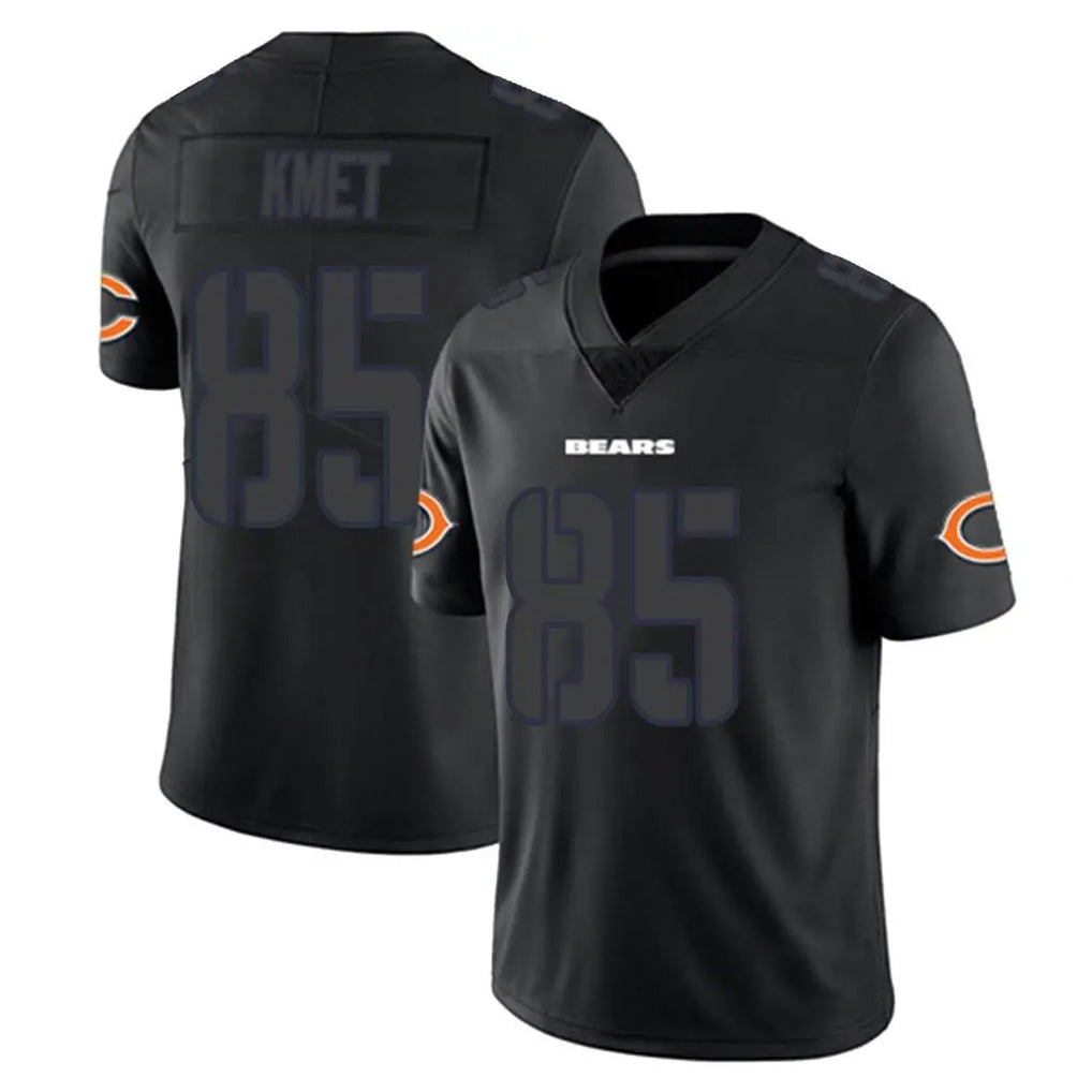 Elroe C.Bears #85 Cole Kmet Player Black Impact Limited Game Stitched Jerseys