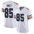 Elroe C.Bears #85 Cole Kmet Player White Classic Vapor Limited Home Game Stitched Jerseys
