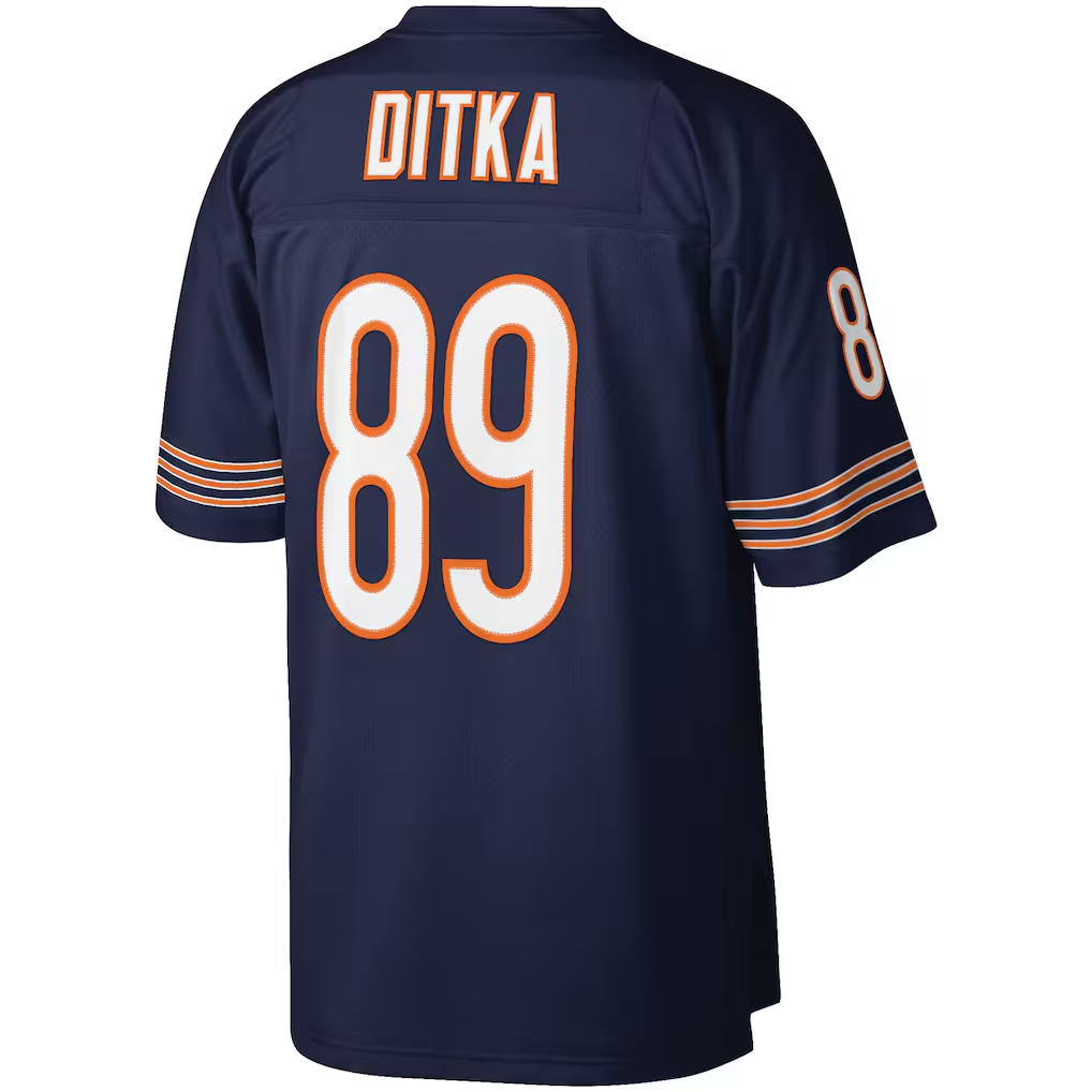 Elroe C.Bears #89 Mike Ditka Mitchell & Ness Navy Retired Player Legacy Replica Jersey