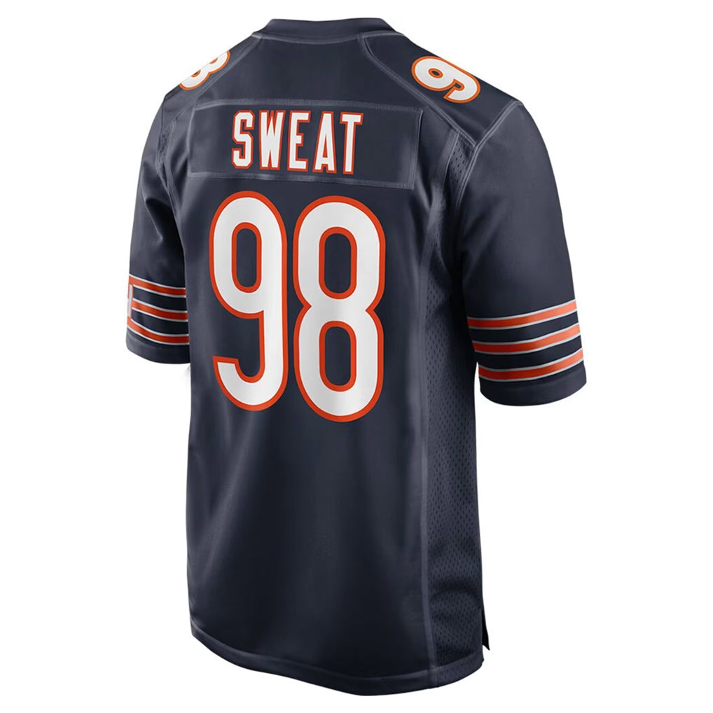 Elroe C.Bears #98 Montez Sweat Player Navy Home Game Stitched Jerseys
