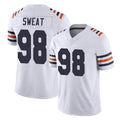 Elroe C.Bears #98 Montez Sweat Player White Classic Vapor Limited Home Game Stitched Jerseys