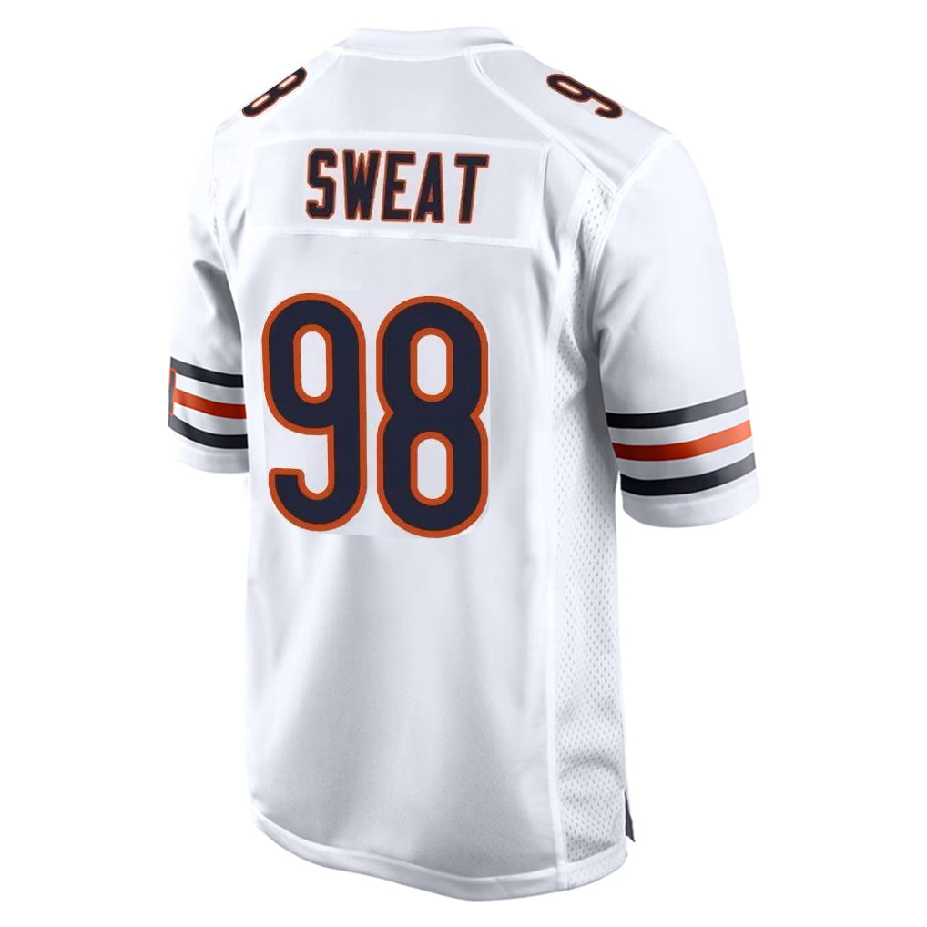 Elroe C.Bears #98 Montez Sweat Player White Home Game Stitched Jerseys