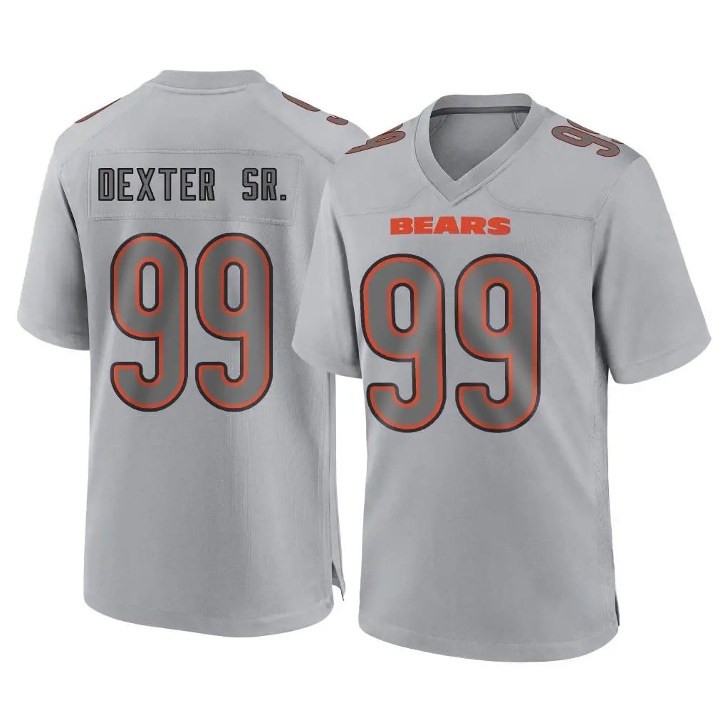 Elroe C.Bears #99 Gervon Dexter Sr. Player Gray Atmosphere Fashion Game Stitched Jerseys
