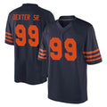 Elroe C.Bears #99 Gervon Dexter Sr. Player Navy Blue Alternate Game Stitched Jerseys