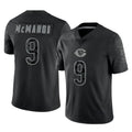 Elroe C.Bears #9 Jim McMahon Player Black REFLECTIVE Limited Game Stitched Jerseys