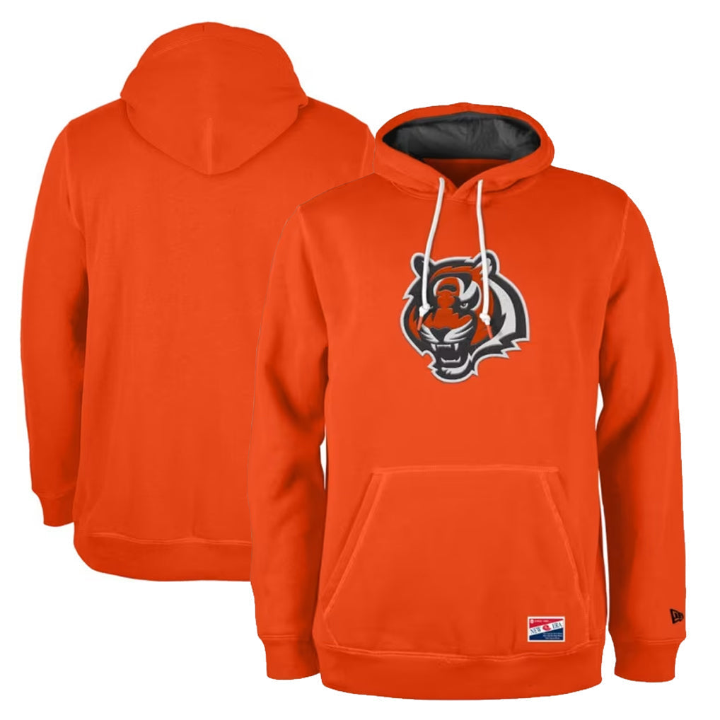 Elroe C.Bengals Orange Salute to Service Pullover Hoodie Limited Blank Player Stitched Jerseys