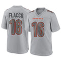 Elroe C.Bengals #16 Joe Flacco Player Gray Atmosphere Fashion Game Stitched Jerseys