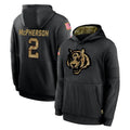 Elroe C.Bengals #2 Evan McPherson Player Black Salute to Service Pullover Hoodies Limited Stitched Jerseys