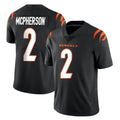 Elroe C.Bengals #2 Evan McPherson Player Black Vapor Untouchable Limited Home Game Stitched Jerseys
