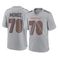 Elroe C.Bengals #78 Anthony Munoz Player Gray Atmosphere Fashion Game Stitched Jerseys