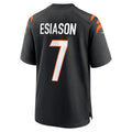 Elroe C.Bengals #7 Boomer Esiason Black Retired Player Stitched Jerseys