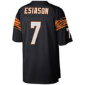 Elroe C.Bengals #7 Boomer Esiason Mitchell & Ness Black Legacy Replica Stitched Jerseys