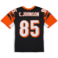 Elroe C.Bengals #85 Chad Johnson Mitchell & Ness Black 2004 Legacy Replica Stitched Puhic Jersey