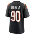 Elroe C.Bengals #90 Kris Jenkins Jr Player Black Home Game Stitched Jerseys