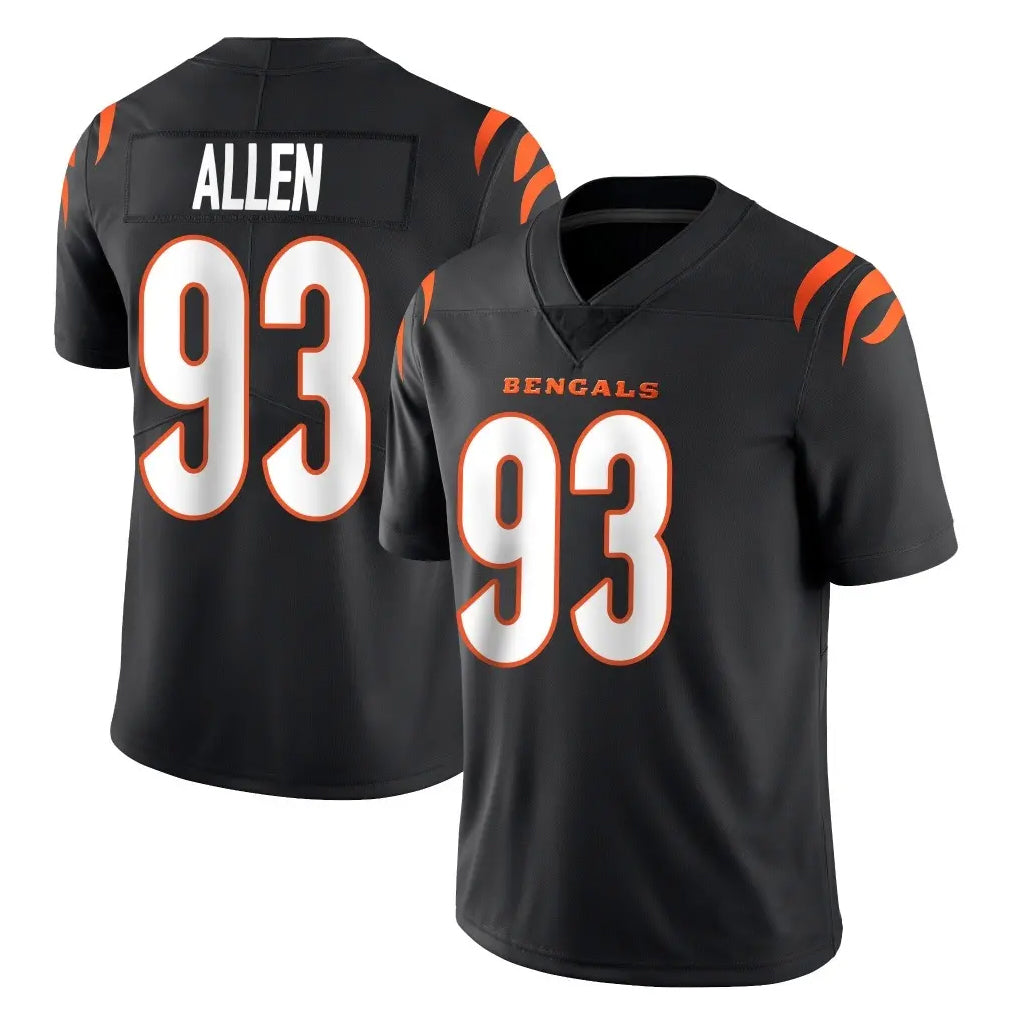 Elroe C.Bengals #93 Jonathan Allen Player Black Vapor Untouchable Limited Home Game Stitched Jerseys