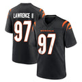 Elroe C.Bengals #97 Dexter Lawrence II Player Black Home Game Stitched Jerseys