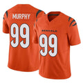 Elroe C.Bengals #99 Myles Murphy Player Orange Vapor F.U.S.E. Limited Home Game Stitched Jerseys