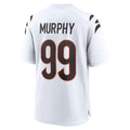 Elroe C.Bengals #99 Myles Murphy Player White Home Game Stitched Jerseys