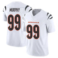 Elroe C.Bengals #99 Myles Murphy Player White Vapor F.U.S.E. Limited Home Game Stitched Jerseys