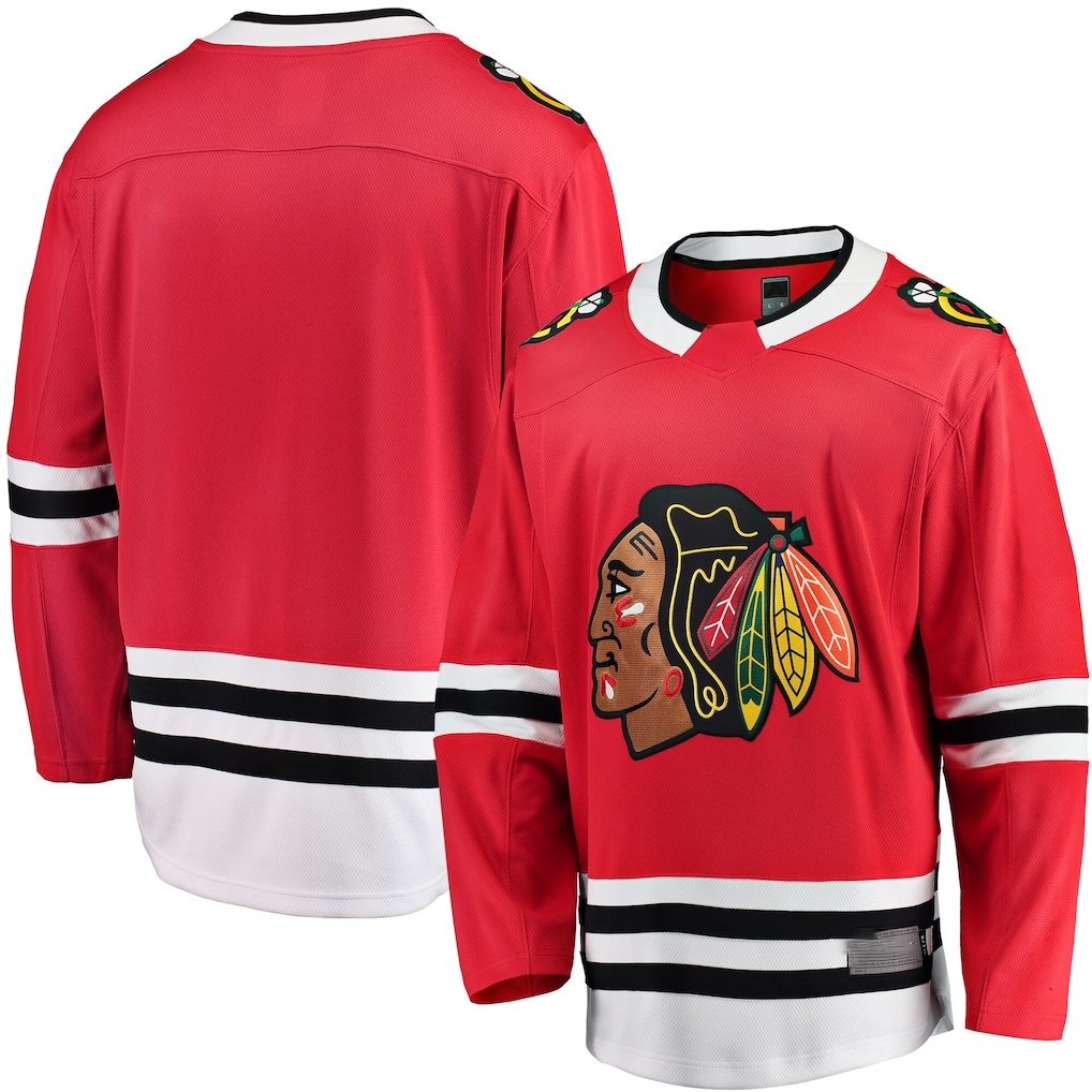 Elroe C.Blackhawks Red Breakaway Home Jerseys