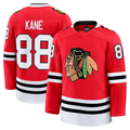 Elroe C.Blackhawks #88 Patrick Kane Red Premium Jerseys
