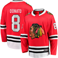 Elroe C.Blackhawks #8 Ryan Donato Red Home Breakaway Jerseys