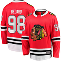 Elroe C.Blackhawks #98 Connor Bedard Red Home Breakaway Player Jerseys