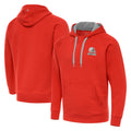 Elroe C.Browns Orange Brushed Carbon Pullover Hoodie Blank Player Limited Stitched Jerseys