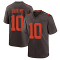 Elroe C.Browns #10 Quinshon Judkins Player Brown Alternate Home Game Stitched Jerseys