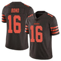 Elroe C.Browns #16 Isaiah Bond Player Brown Vapor Limited Stitched Jerseys