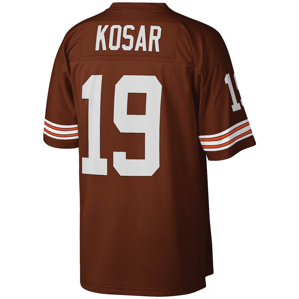 Elroe C.Browns #19 Bernie Kosar Mitchell & Ness Brown Legacy Replica Jersey